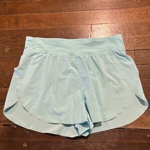 Lululemon Athletica Light Blue Athletic Shorts